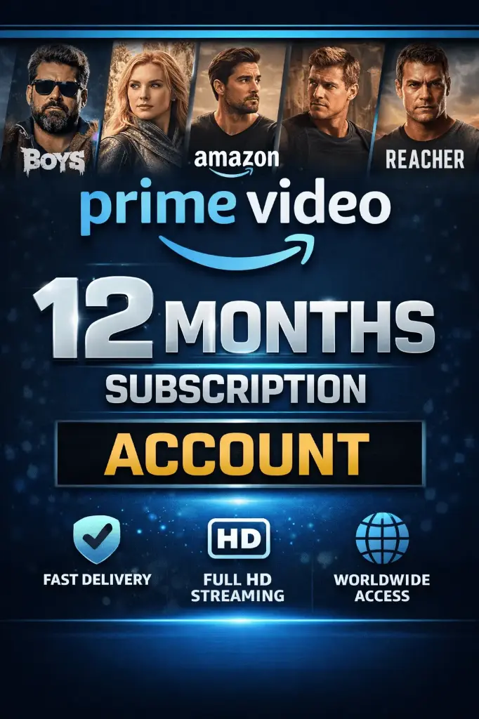 Prime Video 12-Month Subscription – Account Setup & Activation Service